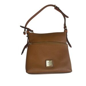 Dooney & Bourke Tan Leather Crossbody Bag
